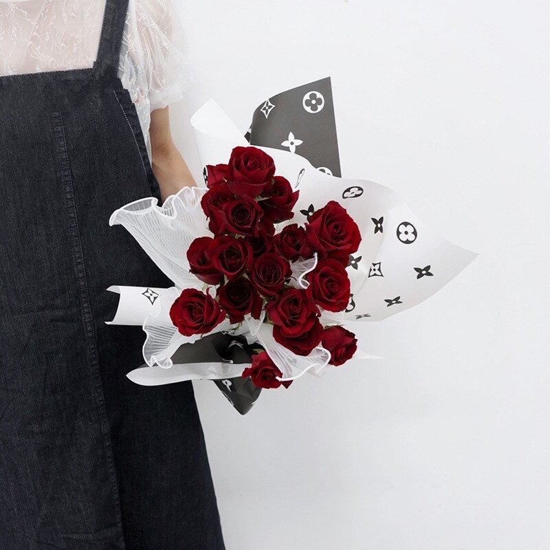 10pcs/lot Valentine's Day Flower Wrapping Paper Kraft Papers Handmade Craft DIY Origami Decorative Paper