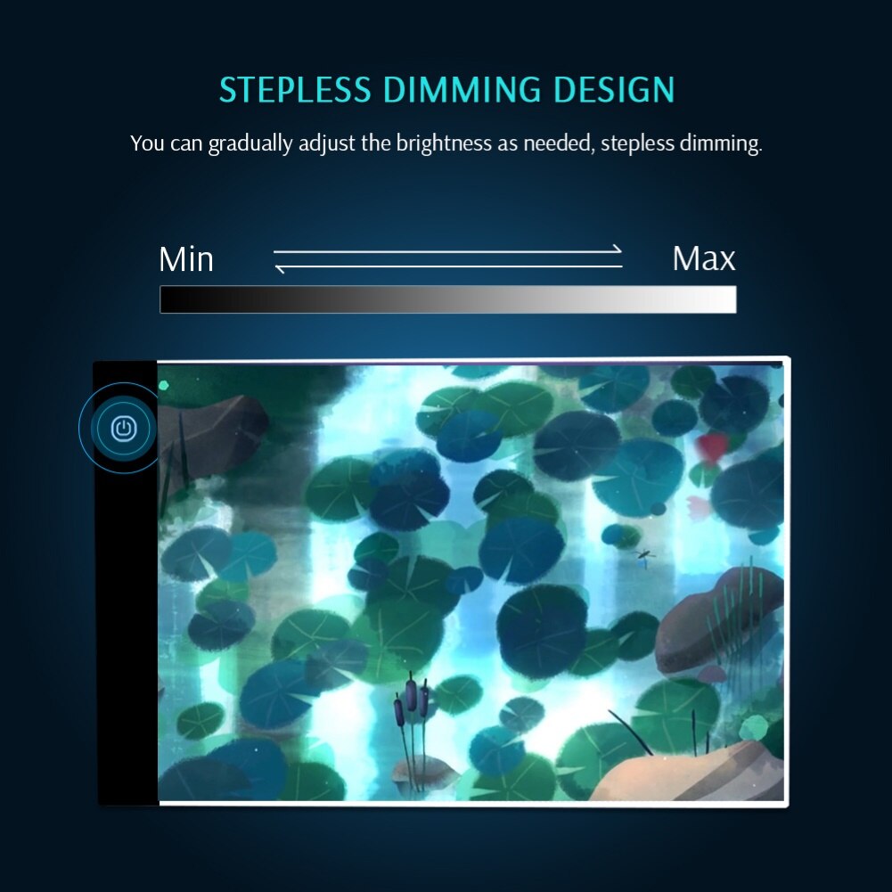 LED A4 Drawing Tablet Digital Graphics Pad USB LED Light Box Copy Board Electronic Art Graphic Painting Writing Table