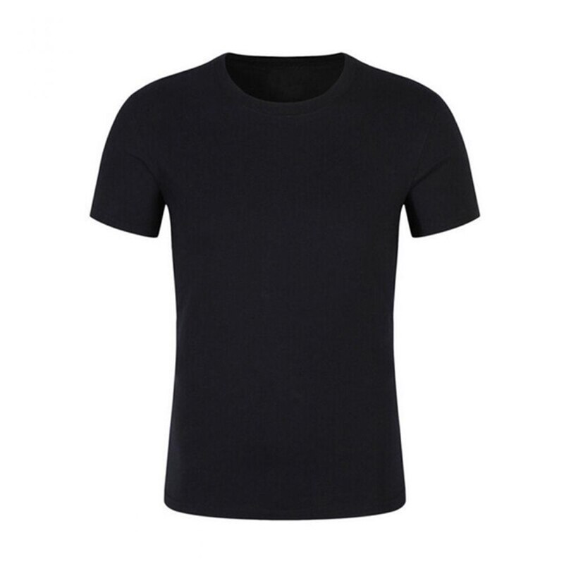 Hommes T-shirt hydrophobe technologie 0 mpassionné imperméable hydrophobe inoxydable respirant séchage rapide manches courtes grande taille: Black / XL