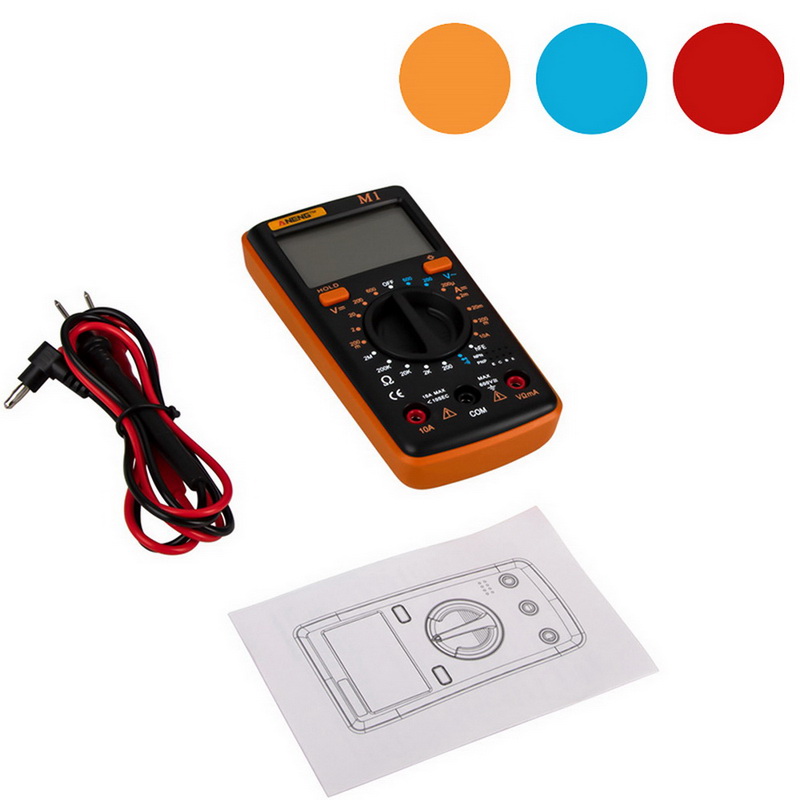 Digitale Multimeter M1 A830L Draagbare Multimeters Handheld Tester Intelligente Digitale Multimetro Met Test Lead Grote Lcd Display