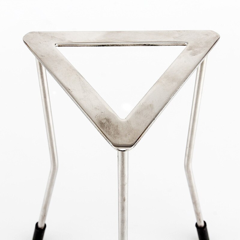 Stainless Steel Triangular Tripod Chemical Experiment Heating Rack Alcohol Lamp Heating Frame Bracket School Teaching Instrument