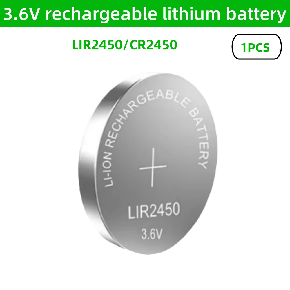 2PCS LIR2032 LIR2430 LIR2450 LIR2016 LIR2025 LIR1632 3,6 V Wiederaufladbare Lithium-Batterie Ersetzt CR2032 2025 2430 2450