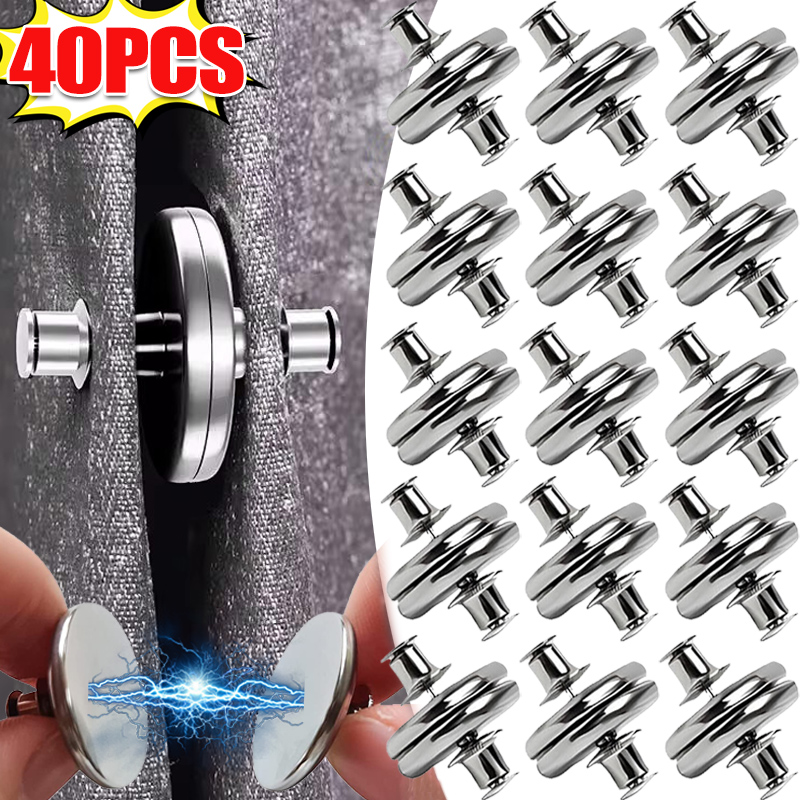 Hebilla de cortina magnética sin clavos, decoración de ventana desmontable, cortinas que evitan la luz, botón de cierre, manteles, Clips magnéticos para cortina