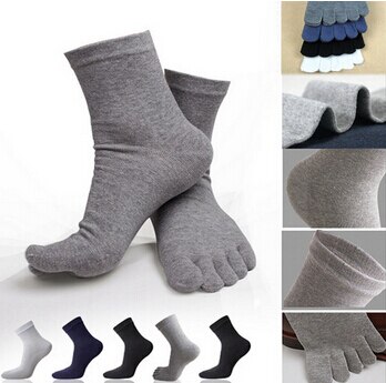 Mannen Vrouwen Solid Elastische Sokken Ideaal Voor Vijf 5 Vinger Winter Teen Schoenen Unisex Vijf Teen sokken Sport Mannen