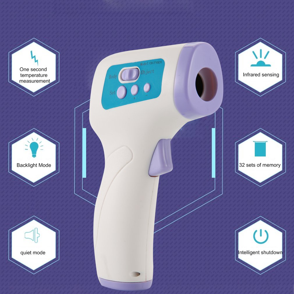 Multifonction bébé/adulte numérique Termomete infrarouge front corps thermomètre pistolet sans contact termometr bébé