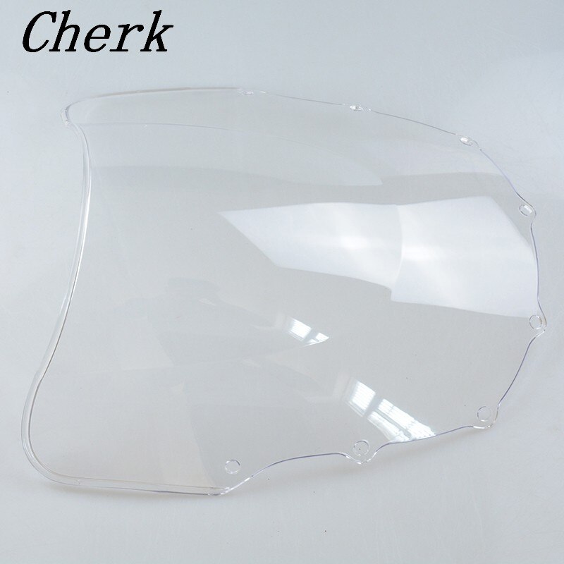 Pare-brise transparent Double bulle pour moto | Kawasaki ZZR400 1993-2007 ZZR600 1993-2004