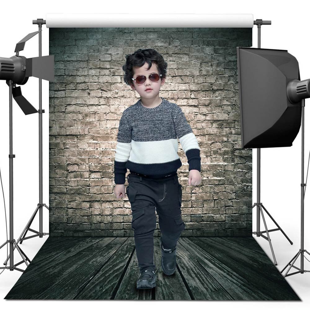 150X210 cm Fotografie studio Green Screen Chroma key Hintergrund Polyester Hintergrund für Foto Studio Dark Ziegel YU002