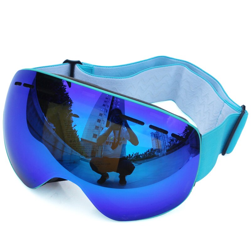 Skibriller med magnetisk dobbeltlags linse ski anti-dug  uv400 snowboard briller til mænd kvinder skibriller briller