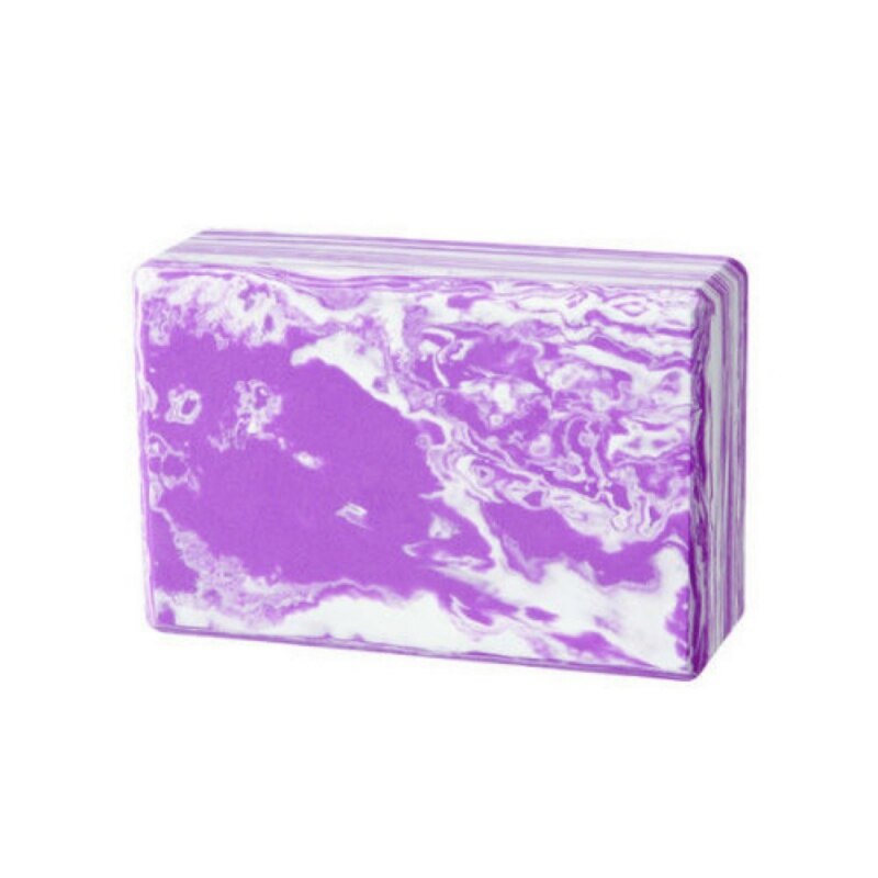 Yoga Block EVA Gym Blocks Foam Brick Training Exercise Fitness Tool Yoga Bolster Pillow Cushion Stretching Body Training: Purple 