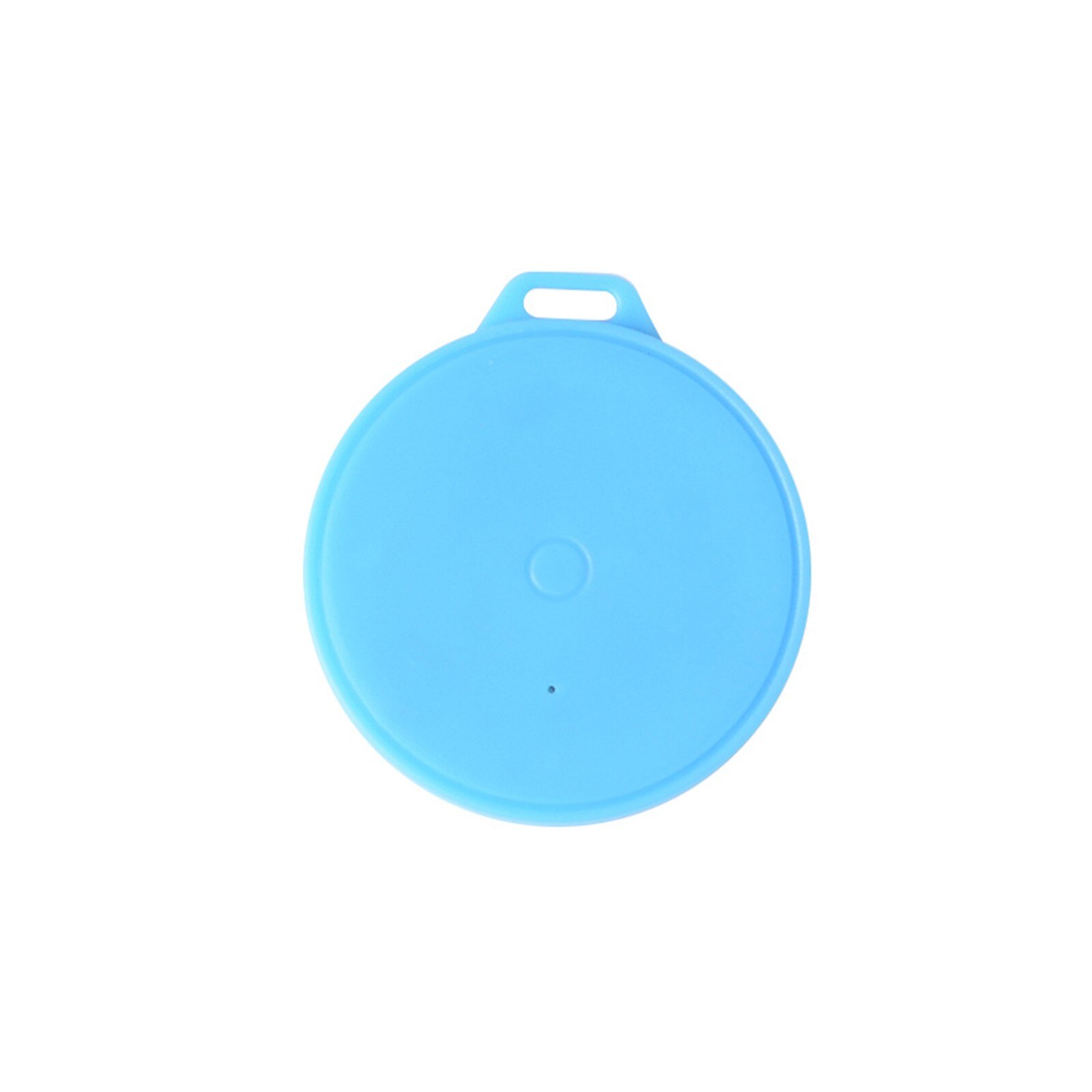 Mini Bluetooth Tracking Device Portable Round Bluetooth Anti-lost Tracker Wireless Smart Key Finder Item Locator: Blue 