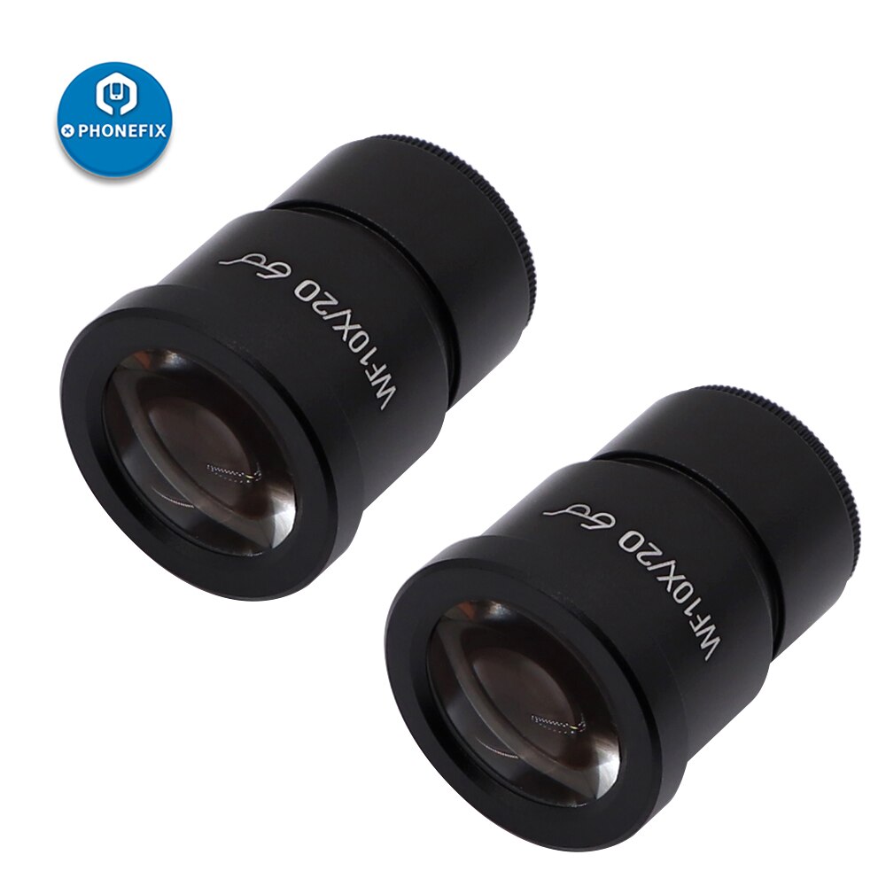 Groothoek oculair trinoculair microscoop  wf10x wf20x biologische microscoop lens 33mm montuurmaat microscoop monoculaire oculairen