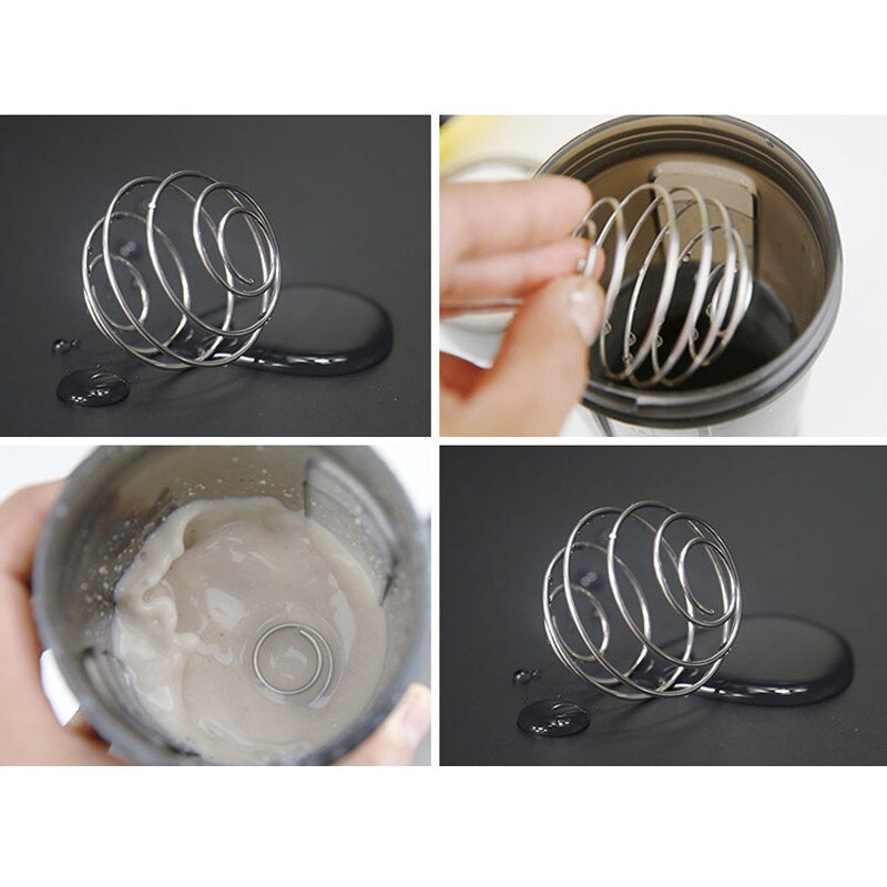5pcs Milkshake Protein Shaker Ball Wire Mixer Mixing Whisk Stainless Steel Spring Balls Mixing Ball Kitchen Accessories