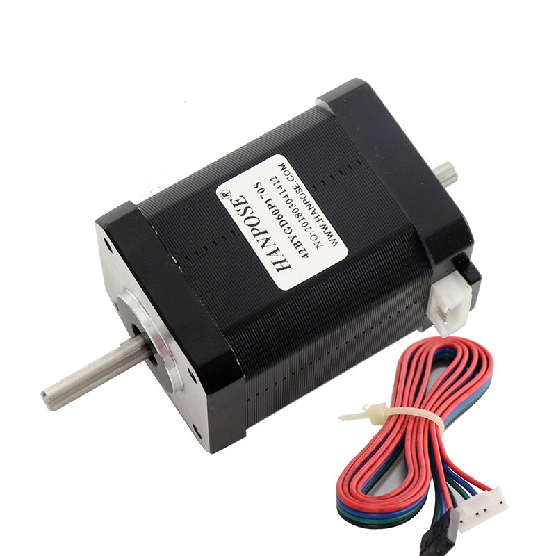 Double shaft 42 motor 4-lead NEMA 17 Stepper motor 1.7A 70N.cm 60MM length 17HS6401S-D motor for 3D printer and cnc