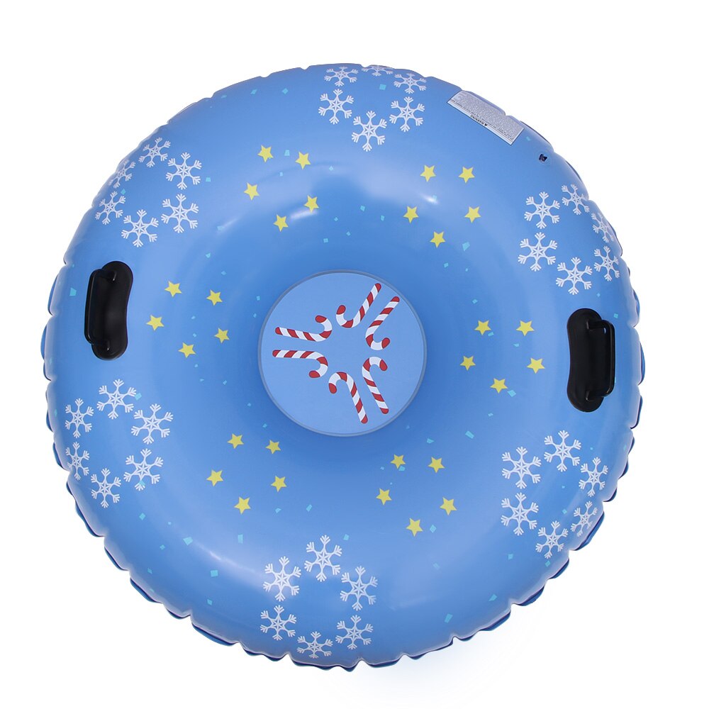 Snow Tube Inflatable Winter Ski Circle Floated Skiing Board For Outdoor Skiing Portable For Children Adult Entertainment: 122cm