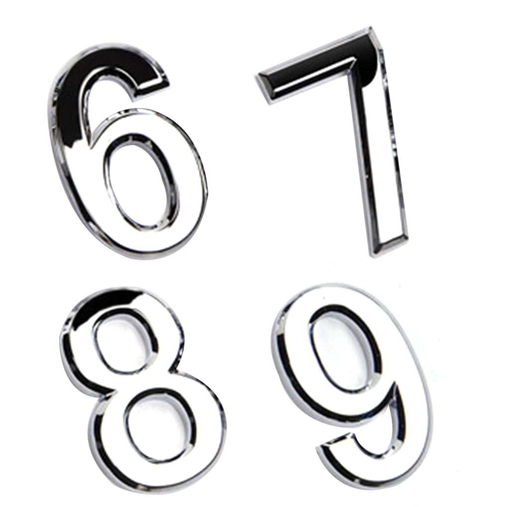 arrivé chiffre porte Plaque maison signe placage porte 0 à 9 en plastique numéro étiquette hôtel maison autocollant porte étiquette