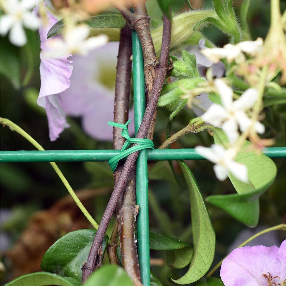 100M Multifunctional Garden Cable Tie Plant Twist Tie With Cutter Gardening Reusable Plant Wire Cable Binding Rope With Slicer