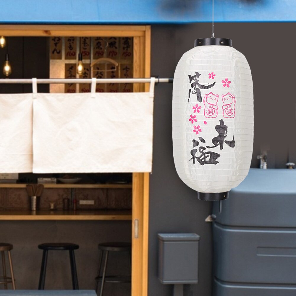 Modne wiszące lampiony 10 cal restauracja dekoracyjne rzemiosła wodoodporny japońnarty festiwal Dom restauracji latarnia