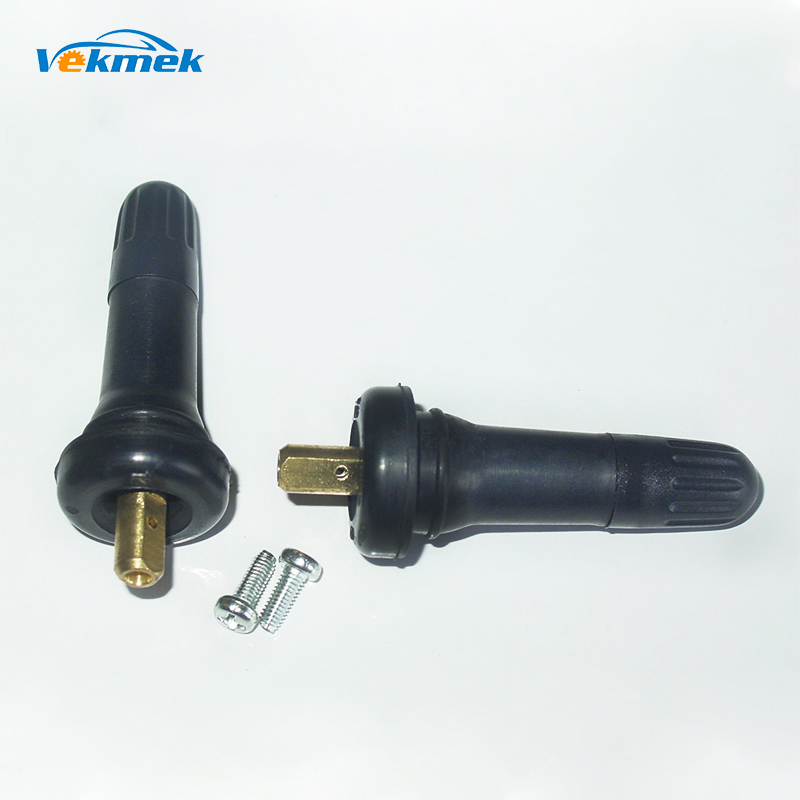 Válvulas de neumáticos TPMS413 para sensor TPMS, vástago de válvula de neumático sin cámara a presión, accesorios de sistema de monitoreo de presión de neumáticos, 4 Uds.
