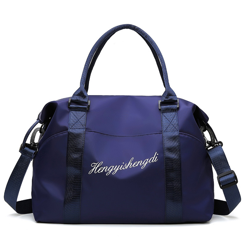 DYELJZH frauen Reisetasche Gepäck Duffle Taschen Nylon Handtaschen Beiläufige Kurze-abstand Reise Große-kapazität Reise taschen: Blue Travel Bags