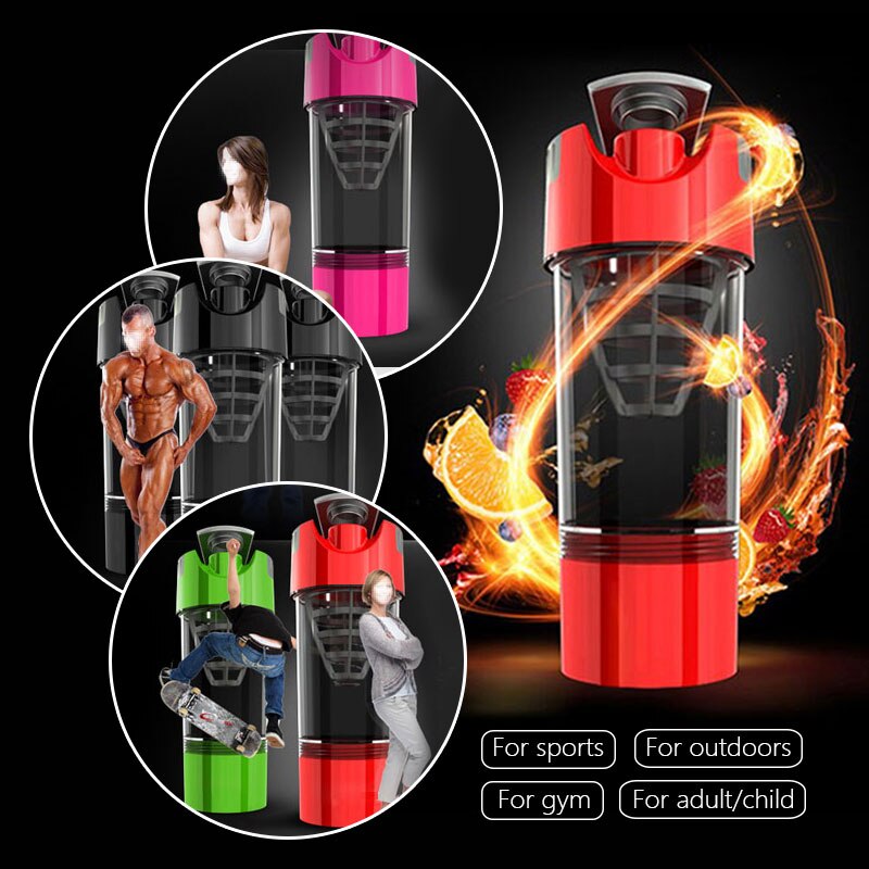 Protein Shaker whey protein powder for fitness gym shaker sports nutrition mixer bottle For Protein Powder water bottle