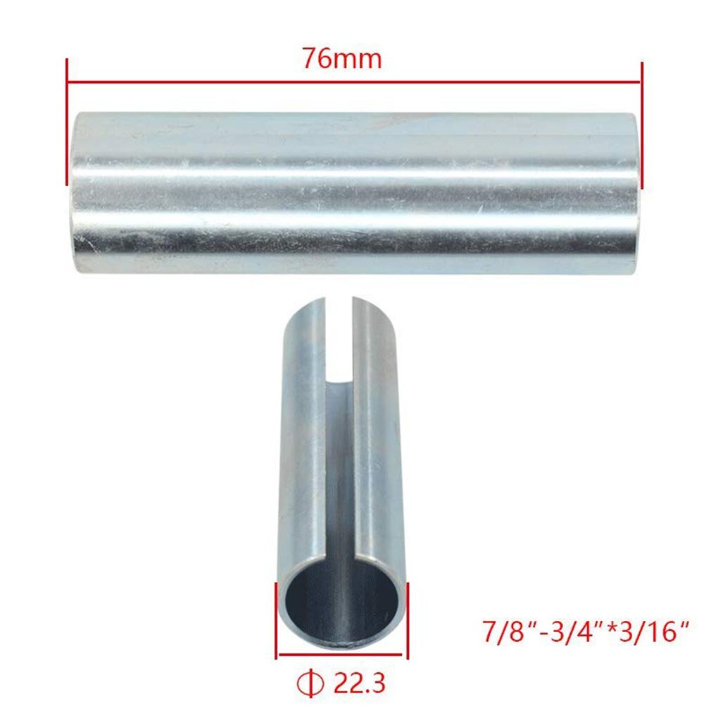 Crankshaft Sleeve Adapter Crank Shaft Converter Pulley Bore Reducer 3/4" to 7/8" 3/16" Keystock Engine Accessories