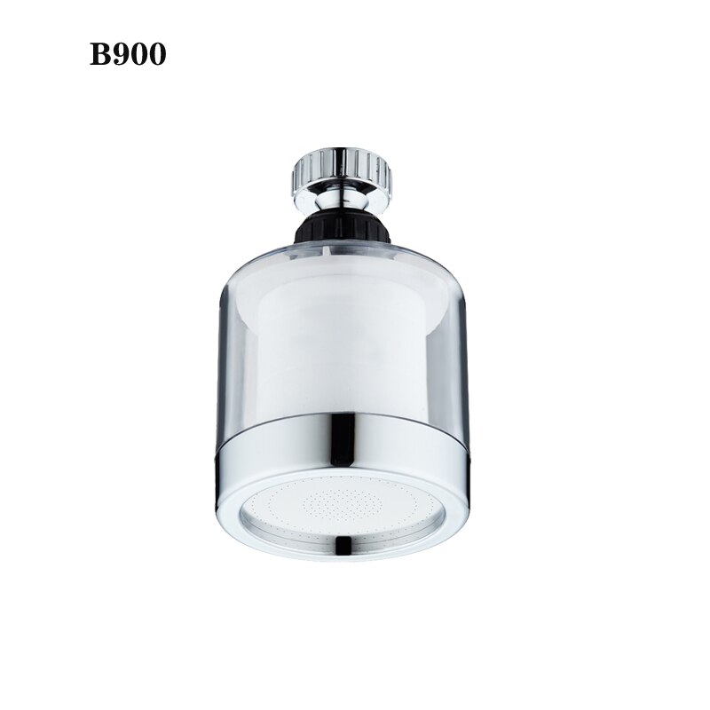 360 Roterende Splashproof Chloor Verwijderen Filter Beluchter Sink Hoofd Water Zuiveren Kraan 3 Modus Waterbesparing Waskolf Kraan: B900