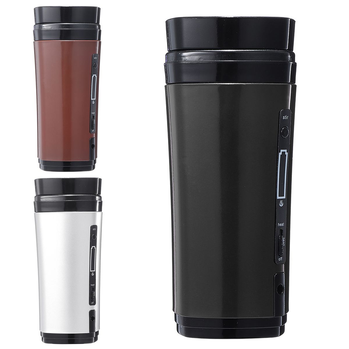 Multifunctional Rechargeable Usb Heating Self Stirring Auto Mixing Tea Coffee Cup Mug Warmer