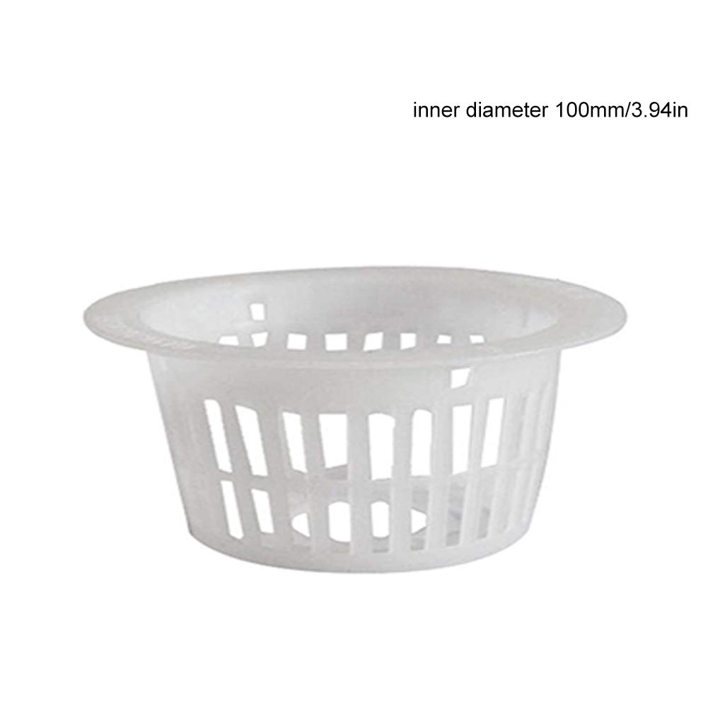 Macetas hidropónicas, cesta de plantación de plantas aeropónicas, macetas de germinación para vivero con maceta de malla hidropónica, esponjas: B