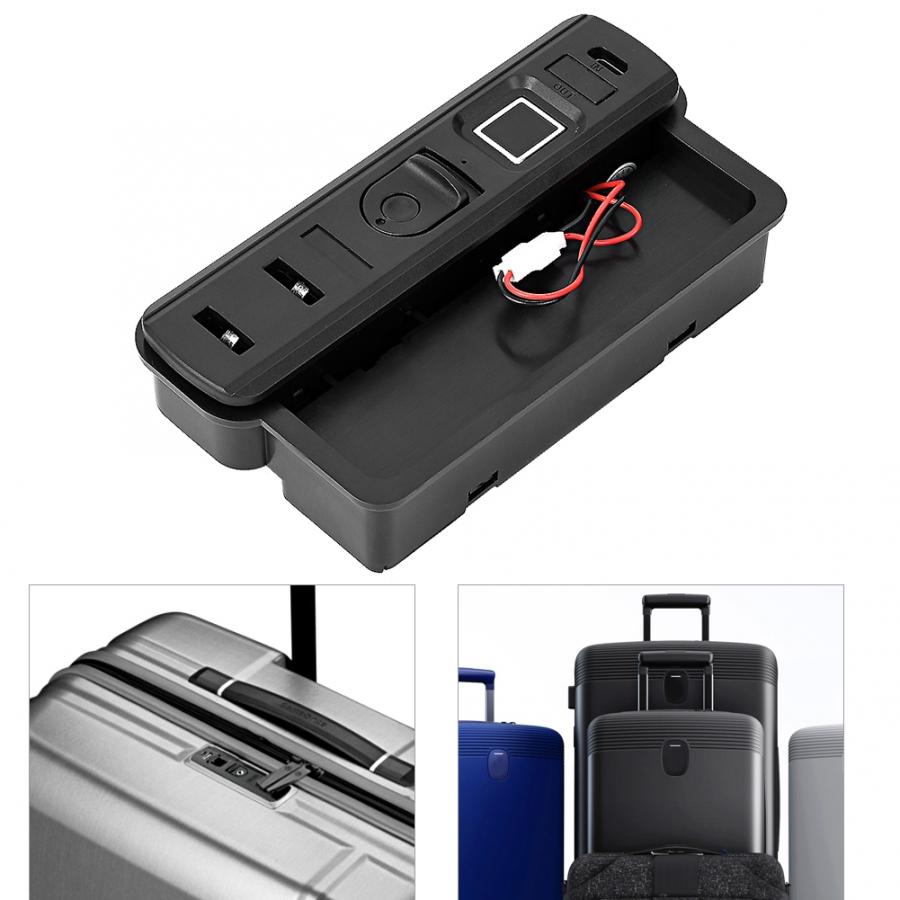 Smart Fingerprint Locks Waterproof Luggage Suitcase Backpack Embedded Lock cerradura inteligente