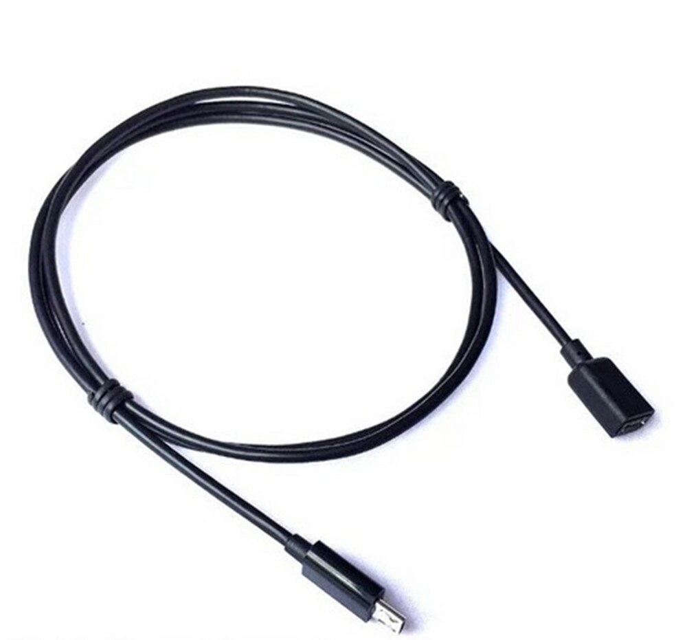 Długa wtyczka wysokiej jakości 1m Micro USB 2.0 B 5pin męski na żeński M/F rozszerzenie ładowania ładowarka danych przedłużacz ołowiu 0.1m do 2m