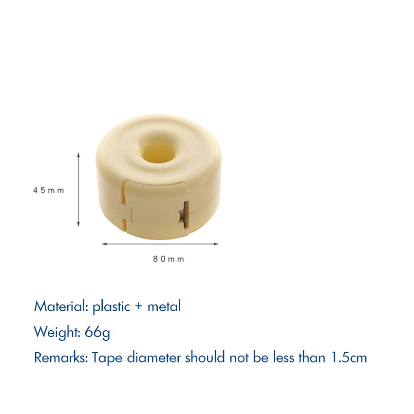 1PC Mooie Donut Briefpapier Mini Masking Tape Dispenser Washi Tape Organizer Plastic Houder School Kantoorbenodigdheden