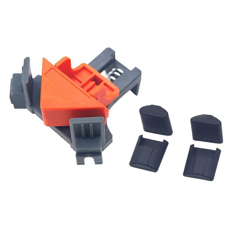 4 pcs 90 Degree Right Angle Clamp Fixing Clips Picture Frame Corner Woodworking Hand Tool Angle Clamps Pipe Clamp