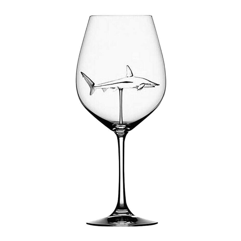 300Ml Wijn Glazen Cup Shark Rode Wijn Glazen Fles Hoge Hak Shark Rode Wijn Whiskey Cup Voor Drinken Party levert