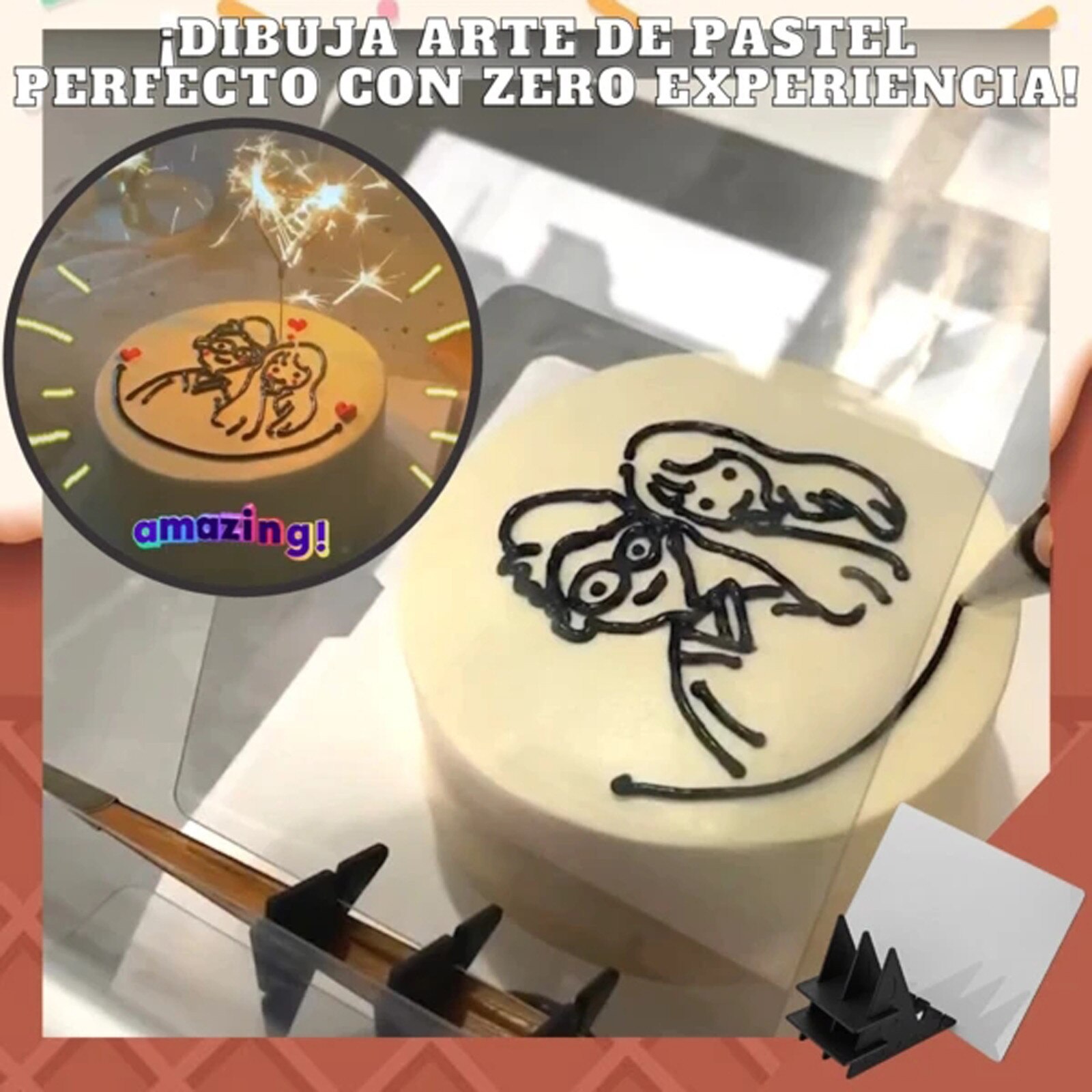 Projecteur de Dessert optique "traçage bricolage, DIY, copie, peinture, tableau de traçage pour enfants, , représentation de motifs de gâteaux
