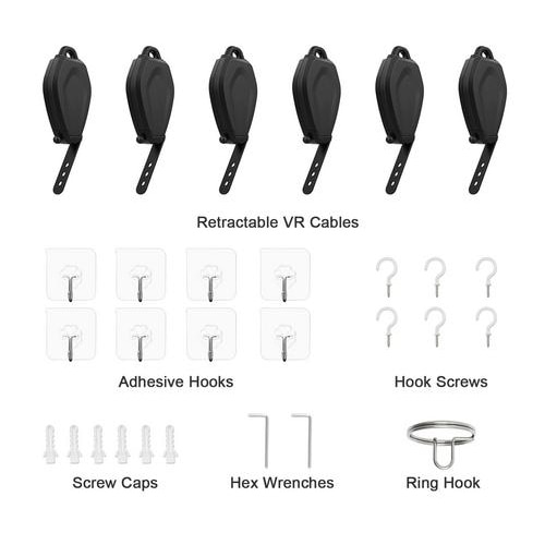 VR Cable Managment System For Oculus Quest 1/ 2 /Vive Pro / For Oculus Rift S/PS VR Retractable Cable Wire Cord Vr Accessories