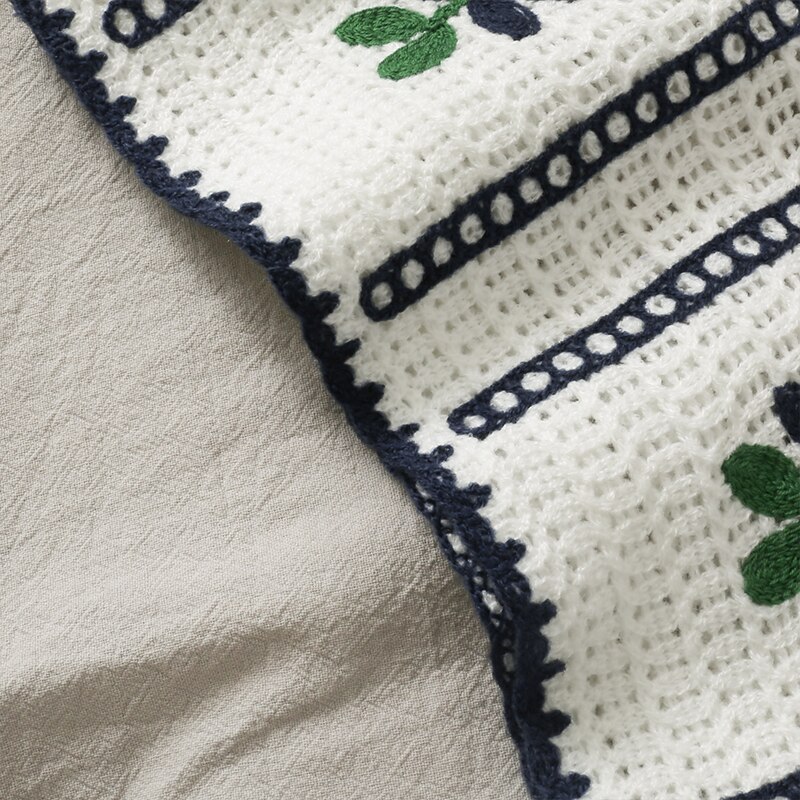 Tops cortos bordados a rayas para mujer, top de punto con hombros descubiertos, camisetas ajustadas que combinan con todo, camisola informal sin mangas a la , novedad de