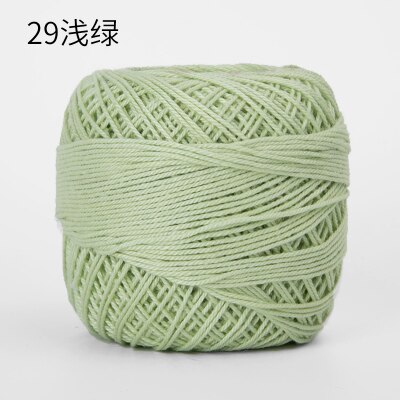 20g laine soie épaisse Crochet fil dentelle Wayuu sac main-bricolage Crochet été coton Fine laine à tricoter: 26