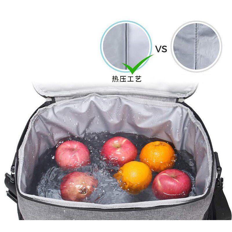 13L Thermische Koeler Lunchbox Tas Voor Werk Picknick Zak Auto Ice Pack Bolsa Termica Loncheras Para Mujer