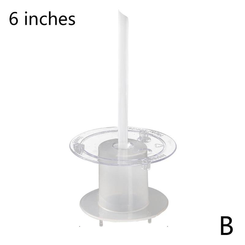 Wish Tree-bolsas de tubería para manualidades de azúcar, soportes prácticos para Tartas, espaciador de soporte artesanal para cocina, herramienta de soporte para pasteles redondos, D1C9: 6inch