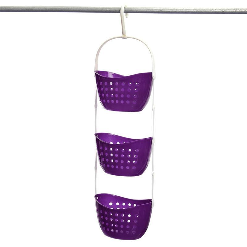 Organizador de almacenamiento de 3 niveles de ducha de dormitorio: 1
