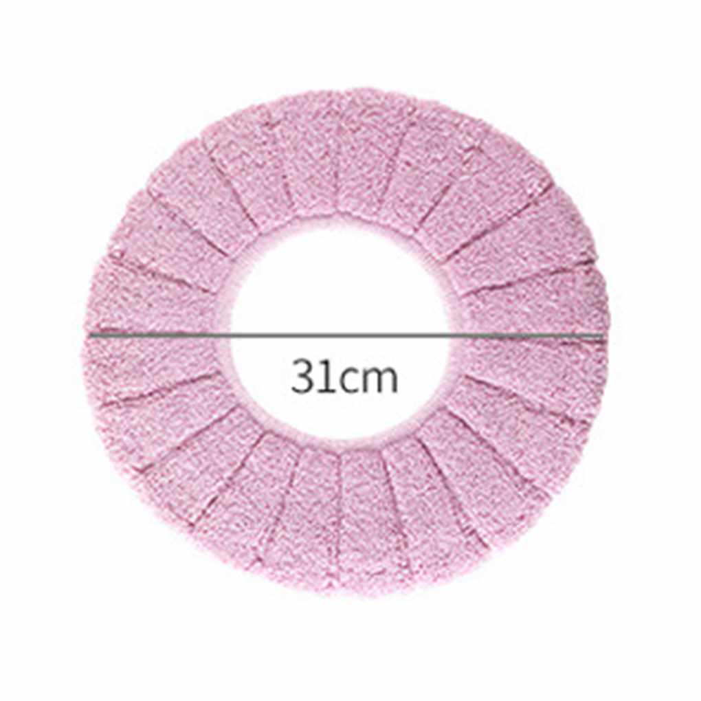 1pc Bathroom Soft Thicker Warmer Stretchable Washable Cloth Toilet Seat Cover Closestool Pads Bathroom Toilet Decor Accessories