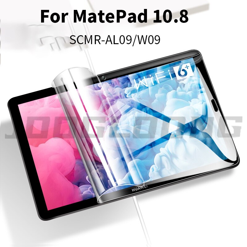 Película de hidrogel para Mate Pad Pro 10,8, Protector de pantalla de tableta de 10,4 pulgadas para Huawei MatePad M6 V6 8,4, película protectora trasera de TPU suave: MATEPad 10.8