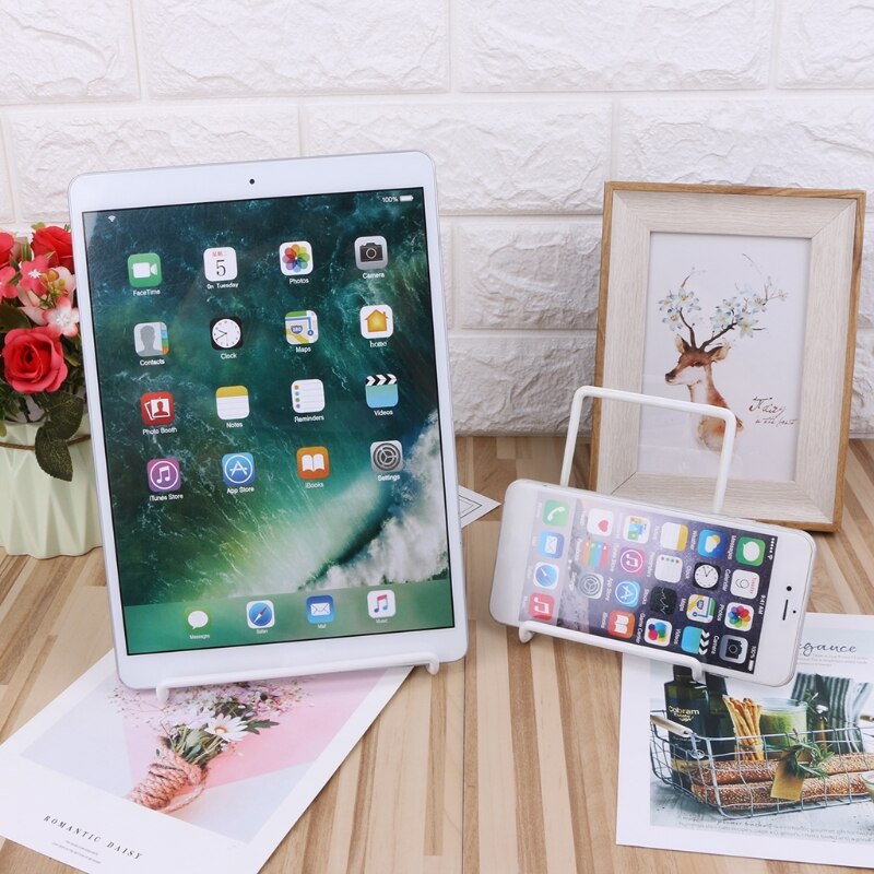 Universal Holder 360° Adjustable Foldable Metal Wire Stand Mount For iPad Tablet