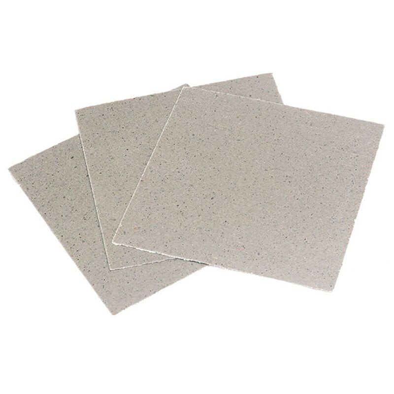 50 Pack placas de Mica láminas tablero de aislamiento térmico para horno microondas Universal pieza de reparación-cortado a tamaño, 5.9X 5,9 pulgadas