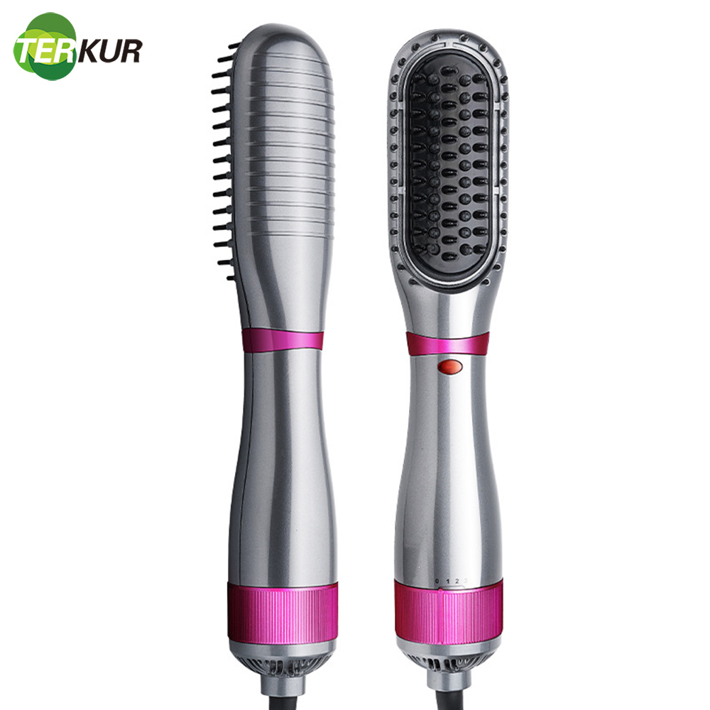 Electric Hair Dryer Comb Straightener Dual-purpose Air Brush Ceramic Anti-ironing Blower Multi-function Styling Tools