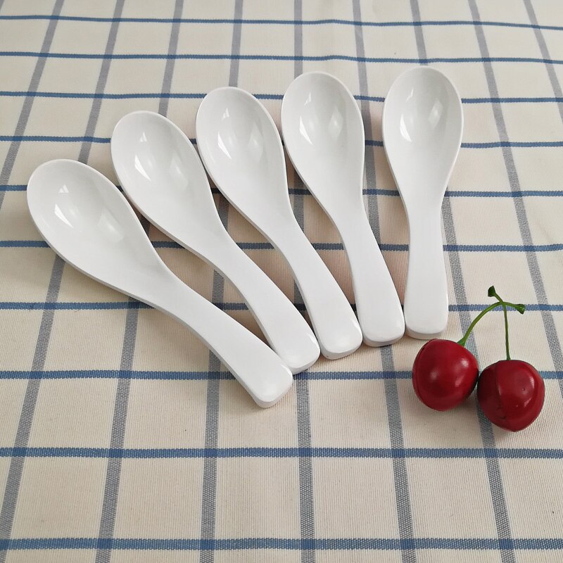 100% Melamine Dinnerware Soup Spoon Restaurant Victualing House Household Spoon Soup Ladle A5 Melamine Spoon Melamine Tableware