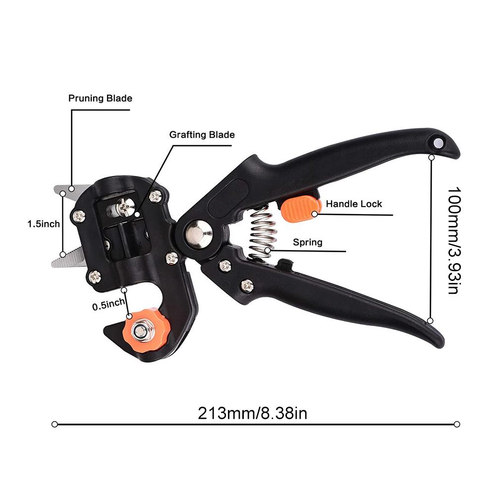 Pruning Cutting Shears Tool Grafting Shears Tree Farming Pruning Fruit Tree Cutting Machine Blade Scissor Garden Tools