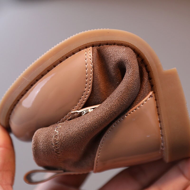 neue Martin Herbst Winter Leder Kinder Stiefel Kleinkind Mädchen Stiefel Warme Stiefel kinder schuhe