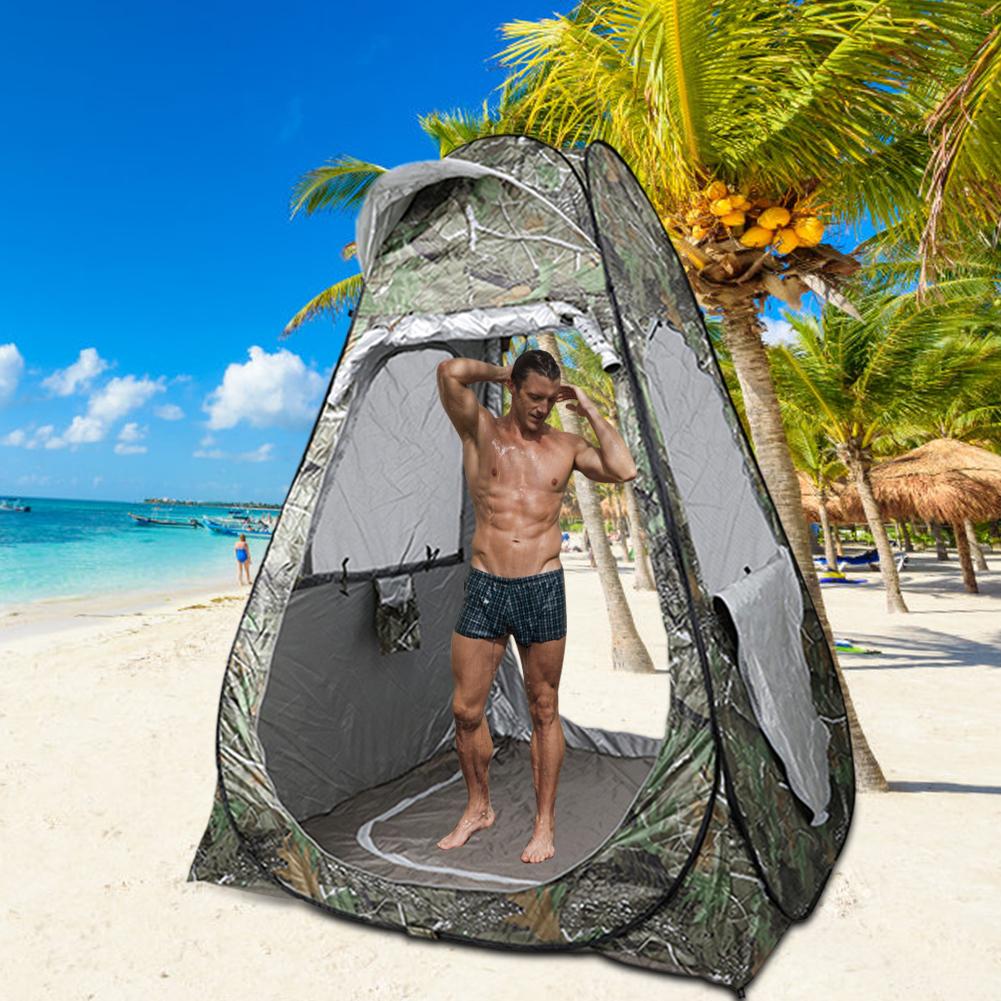 Outdoor Changing Bathing Tent Privacy Tent Portable Fishing Tent Waterproof Foldable Camp Toilet Mosquito Tent