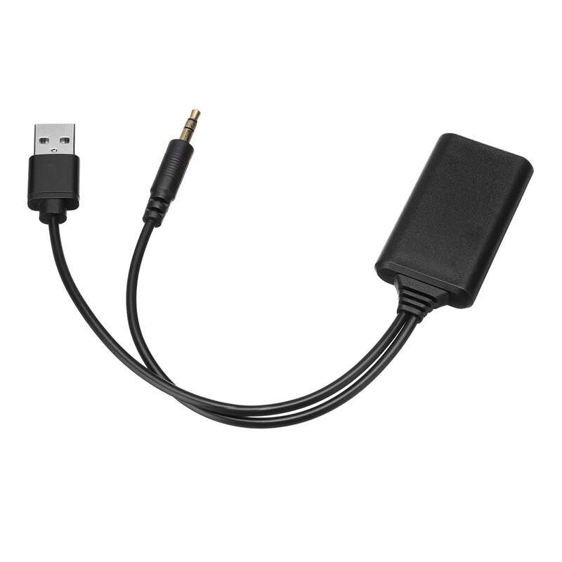 AU05-módulo inalámbrico Bluetooth para coche, adaptador de música, receptor auxiliar Aux o Usb, enchufe de 3,5 Mm para Bmw E90, E91, E92, E93